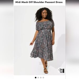 Floral Off-Shoulder Dress